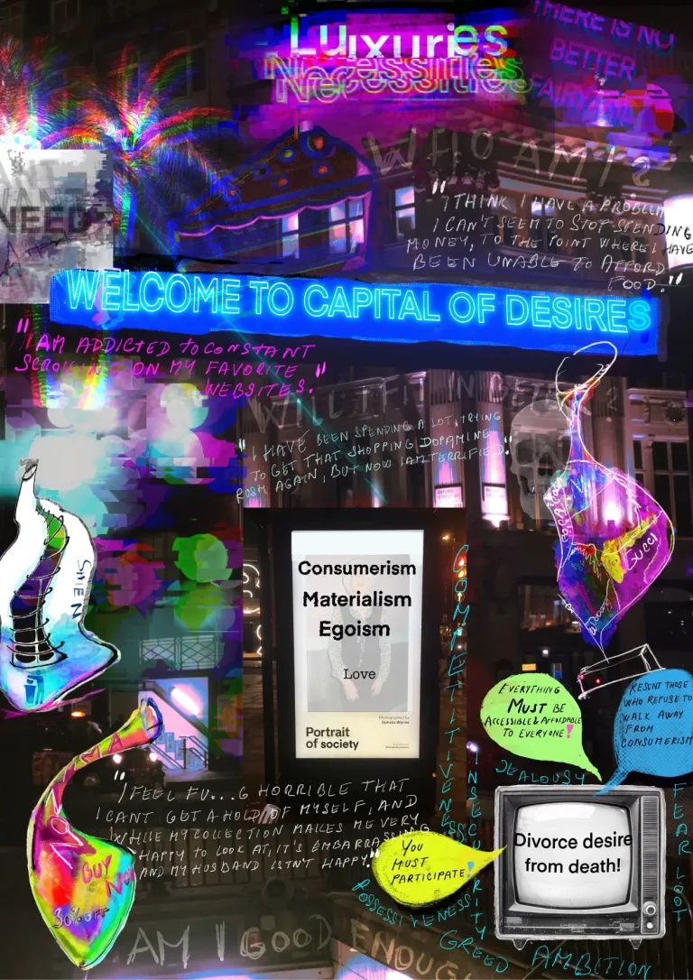 The Capital Of Desires- digital collage, 2025